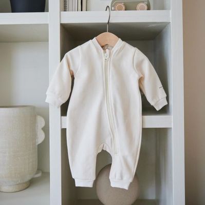 Dirkje 1 pce babysuit organic cotton NOOS U Off white WN1252
