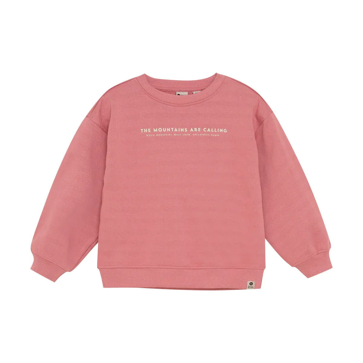 Daily Seven Oversized Sweater Backprint Coral Clay 920239