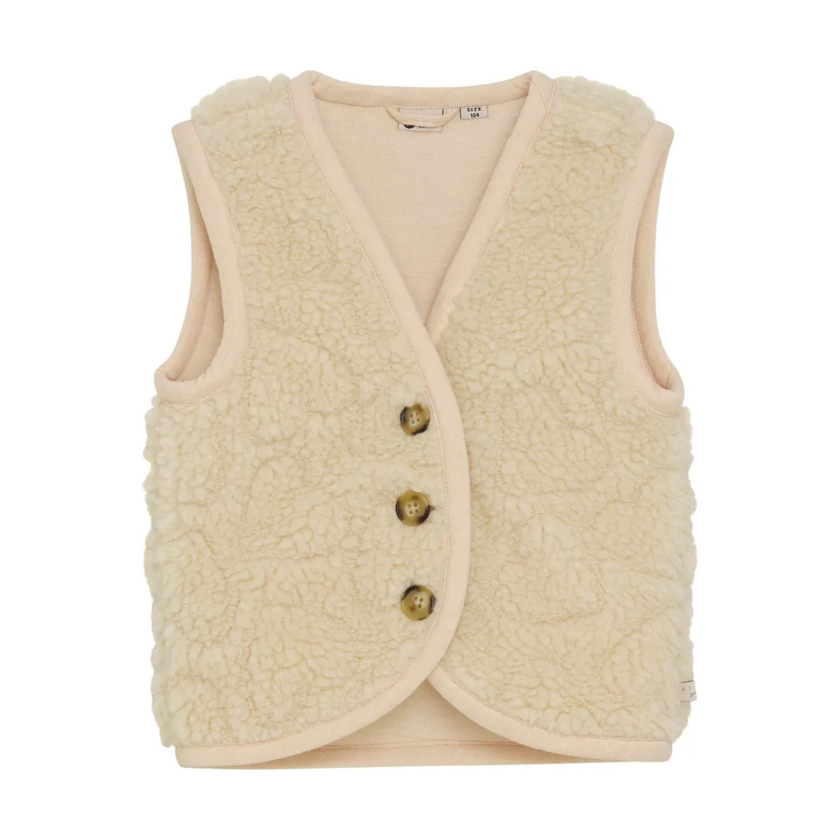 Daily Seven Teddy Gilet Sandshell 930273