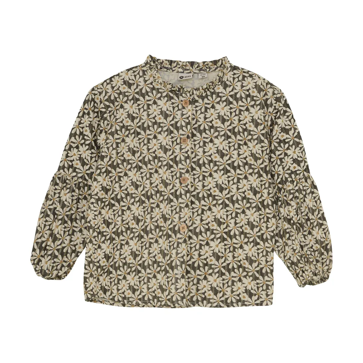Daily Seven Shirt Longsleeve Shiny Flower Phantom 930234