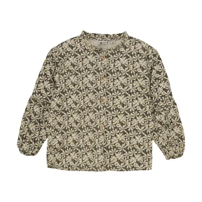 Daily Seven Shirt Longsleeve Shiny Flower Phantom 930234