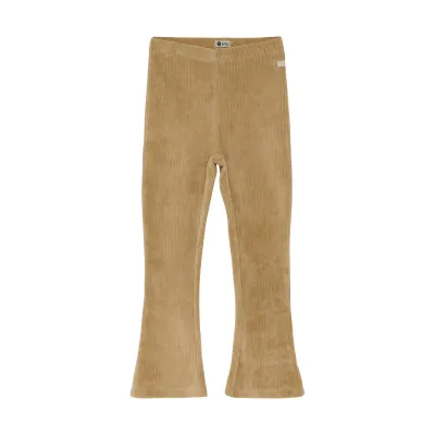 Daily Seven Flared Velvet Pants Sand 930317