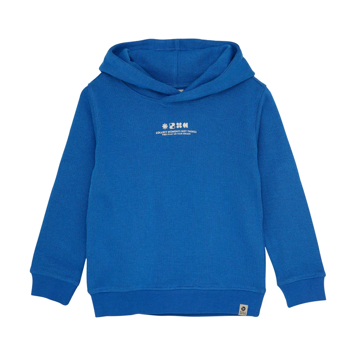 Daily Seven Hoodie Backprint Dusty Kobalt 920185