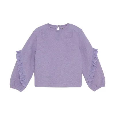 Daily Seven T-shirt Longsleeve Ruffle Daybreak 930224