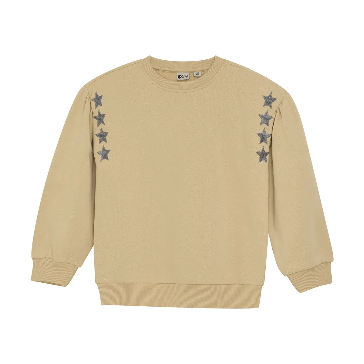 Daily Seven Sweater Embroidery Sleeve Latte Sand 930222
