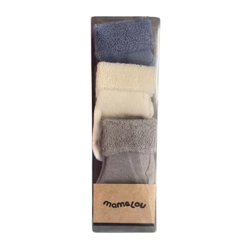 BabyenKids 3-pack sokjes (tradewinds/ivory/grey)