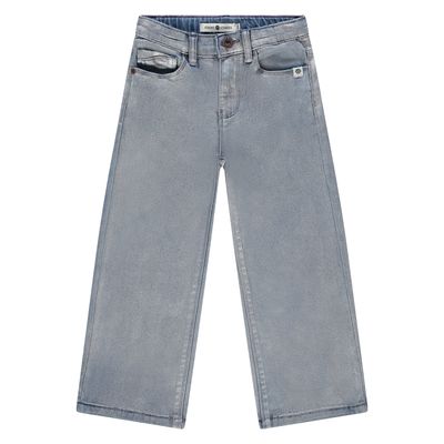 Stains &amp; Stories Girls Denim Wide Leg Silver Coated SSA25508272