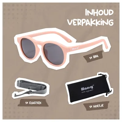 Maesy Zonnebril Bowi Pink