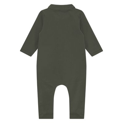 A Tiny Story Baby Suit Long Sleeve Basil TIN25629742