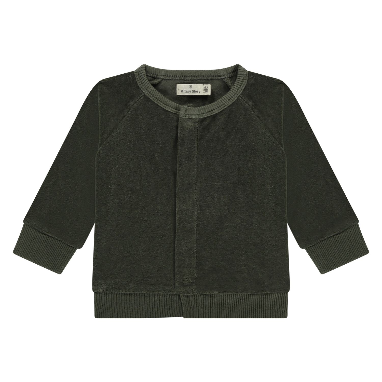 A Tiny Story Baby Cardigan Basil TIN25629440