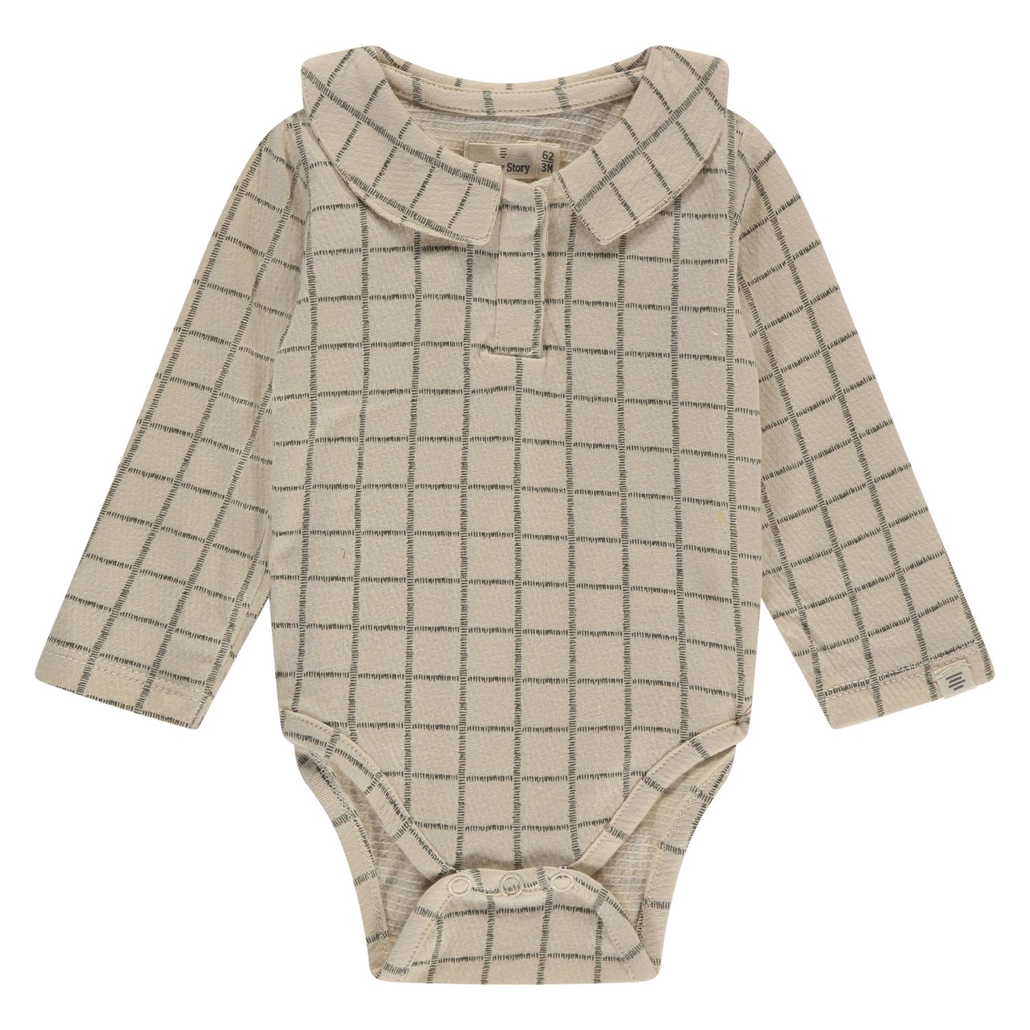 A Tiny Story Baby romper Longsleeve Snow TIN25629640