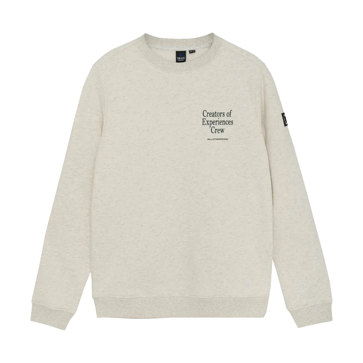 Rellix Sweater Rellix Backprint Fresh Grey Melange 940258