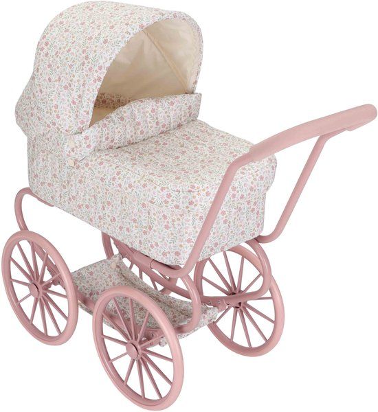 Little Dutch Metalen Poppenwagen Soft Flowers