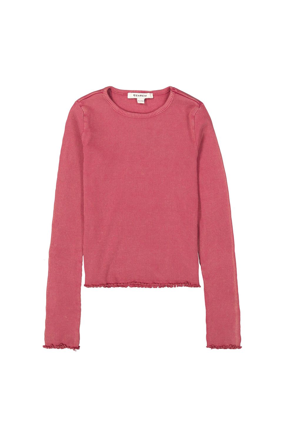 Garcia girls T-shirt ls plum rose I52603