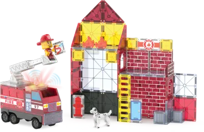 Magna-Tiles Magna-Tiles Fire Station 50pc set