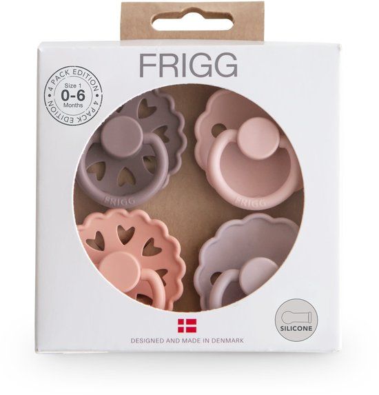 frigg 4 pack silicone Spenen Sunset Bliss