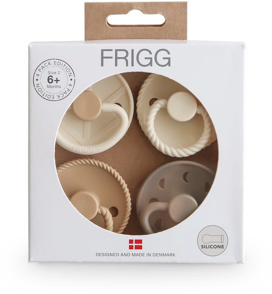 frigg 4 pack spenen silicone Crystal Sparkle