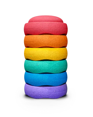 Stapelstein Original set 6 Rainbow Classic