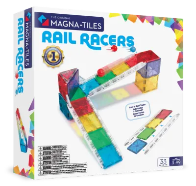 Magna-Tiles Magna-Tiles Rail racers 33pc Set