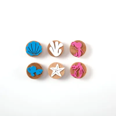 ChildGen WOODEN STAMP MERMAID SET