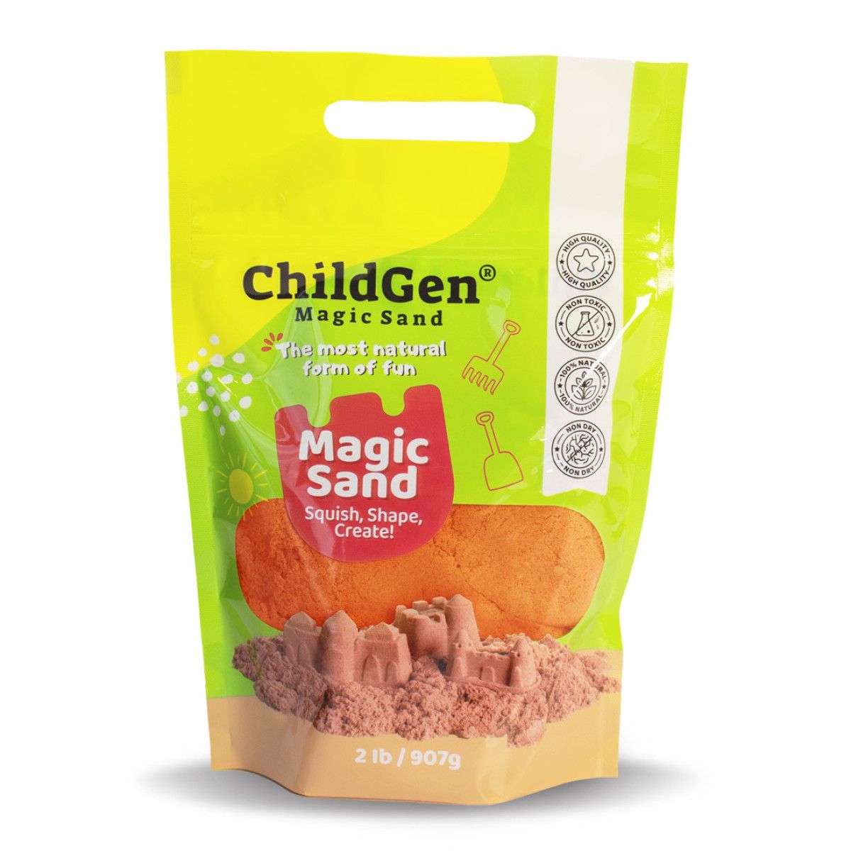 ChildGen MAGICAL SAND - 907 GR - REFILL Orange