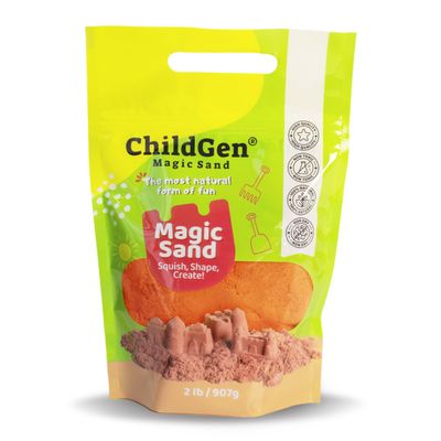 ChildGen MAGICAL SAND - 907 GR - REFILL Orange
