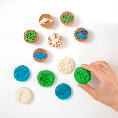 ChildGen WOODEN STAMP SEA CREATURES