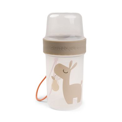 donebydeer To go 2-way snack container Lalee Sand donebydeer To go 2-way snack container Lalee Sand