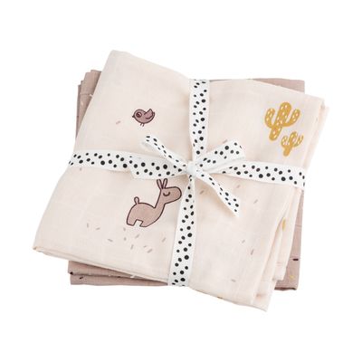 donebydeer Swaddle 2-pack GOTS Lalee Powder donebydeer Swaddle 2-pack GOTS Lalee Powder
