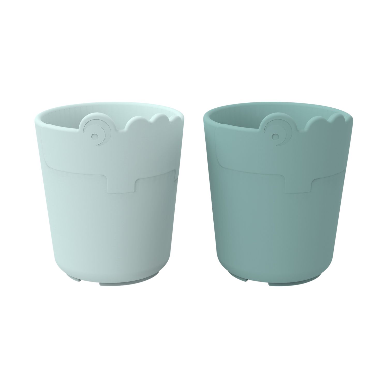 donebydeer Kiddish mini mug 2-pack Croco Blue