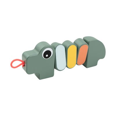 donebydeer Twist &amp; turn toy Croco Green