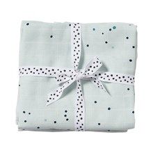 donebydeer Burp cloth 2-pack Dreamy dots Blue