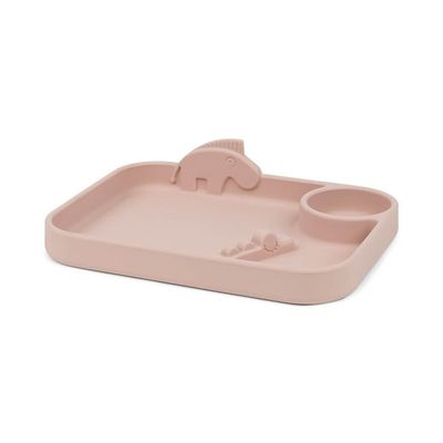 donebydeer Peekaboo compartment plate Deer frie Powder donebydeer Peekaboo compartment plate Deer frie Powder
