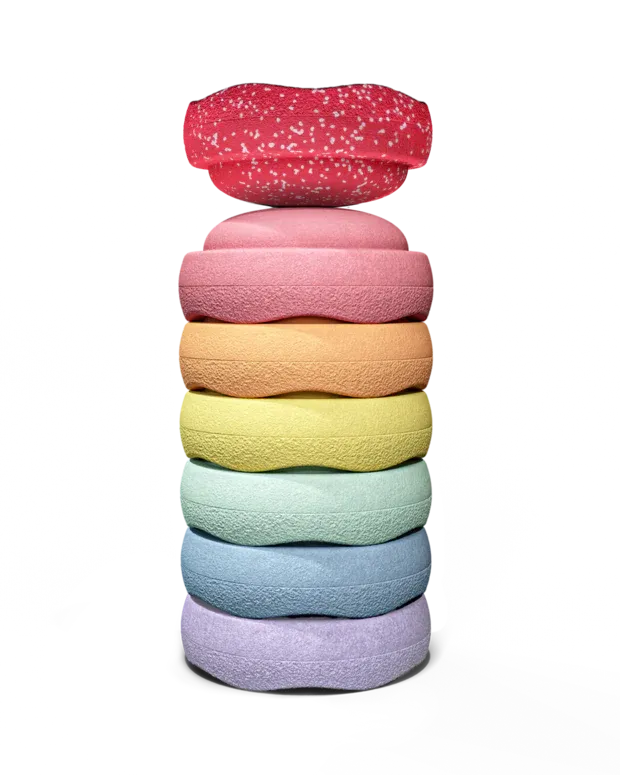 Stapelstein Special Original Mini Rainbow Pastel