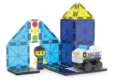 Magna-Tiles Police Patrol
