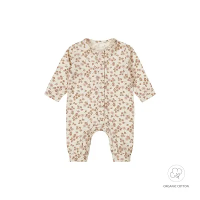 Dirkje 1 pce babysuit organic cotton Off white WN1207