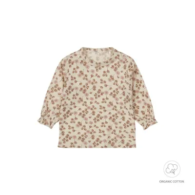 Dirkje Baby t-shirt ls organic cotton Off white WN1223