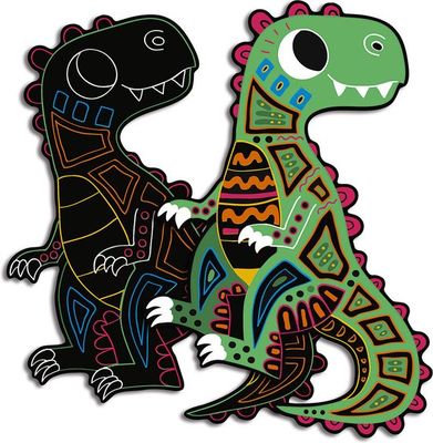 Janod Scratch Art Dinosaurus