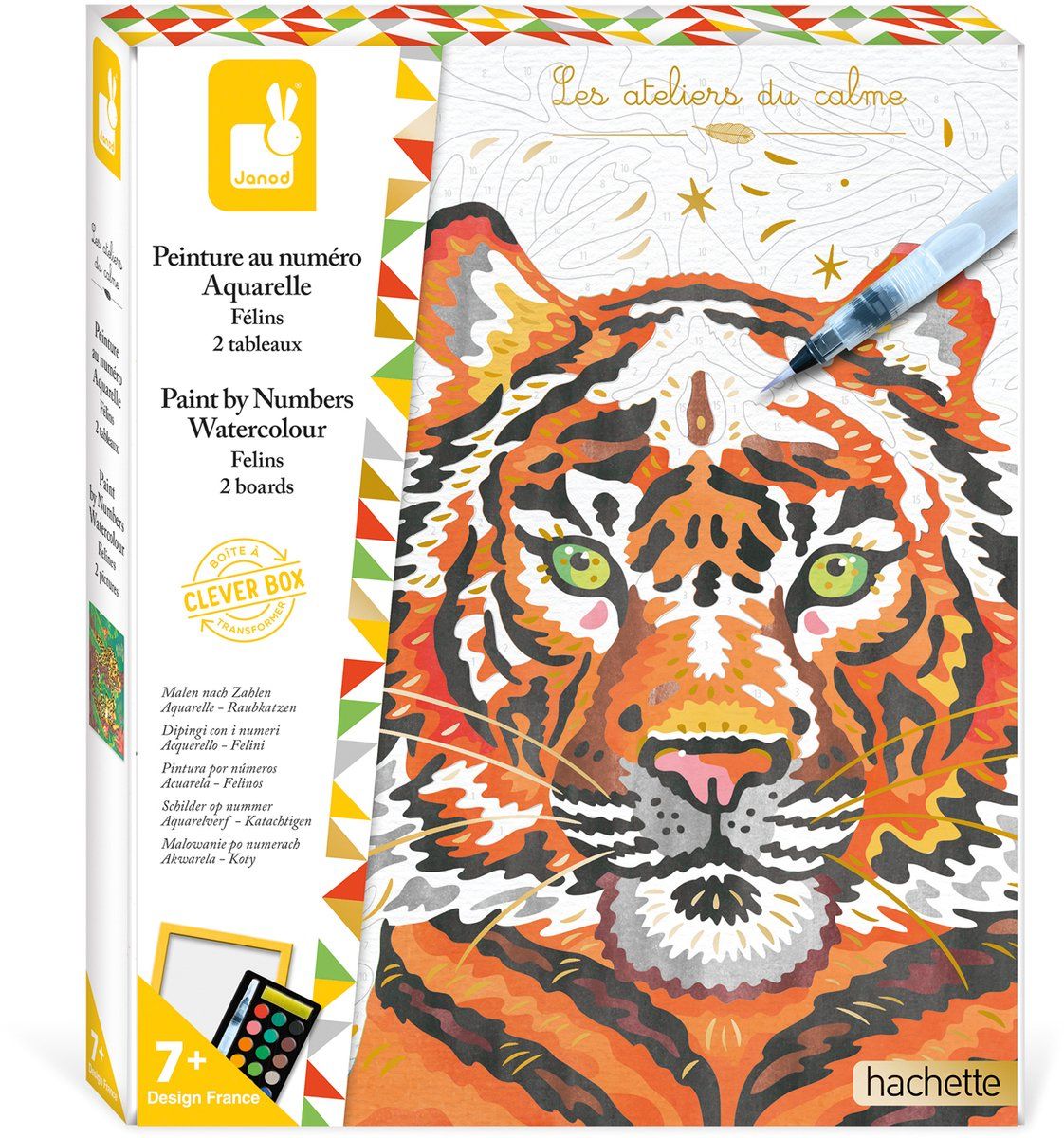 Janod Verven op nummer - Katachtigen Janod Verven op nummer - Katachtigen