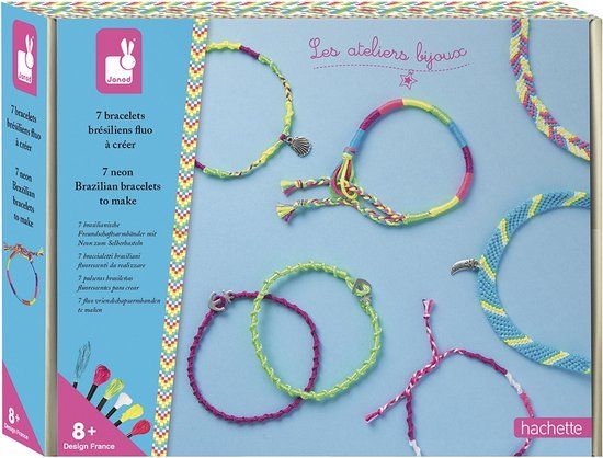 Janod Neon Armbandjes maken