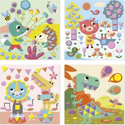 Janod Geometrische Stickers plakken