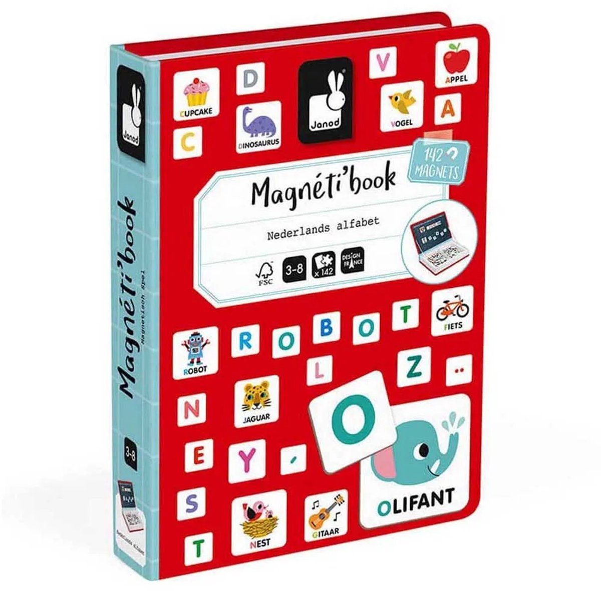 Janod Magnetibook - Alfabet Nederlandstalig