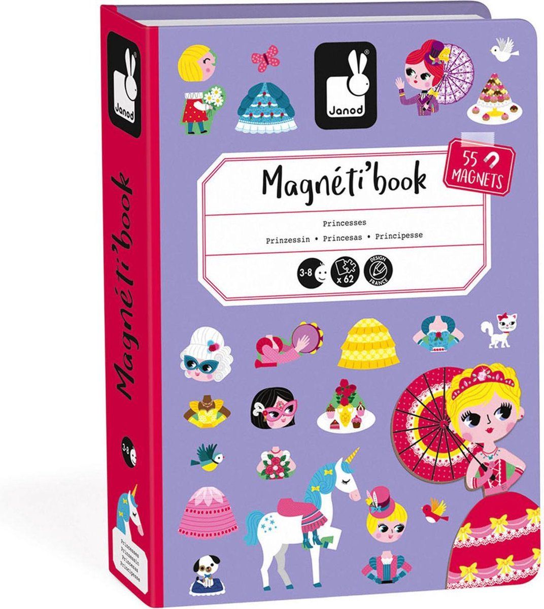 Janod Magnetibook - Princesses