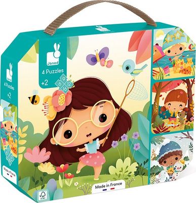 Janod Puzzel - 4 puzzels Seizoenen