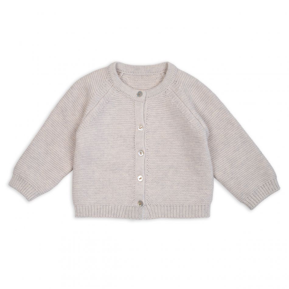 Lodger Gebreid Babyvestje Merino Birch TP55.1.002