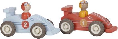 Little Dutch Houten raceauto&#39;s pullback