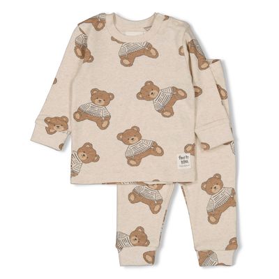 Feetje Teddy Bear - Premium Sleepwear Offwhite Melange 505000881