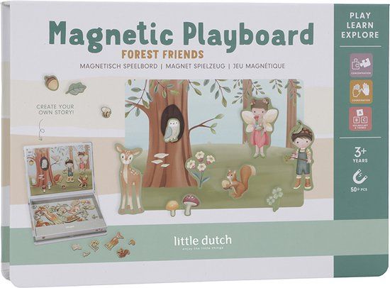 Little Dutch Magnetisch speelbord - Forest Friend  LD7253