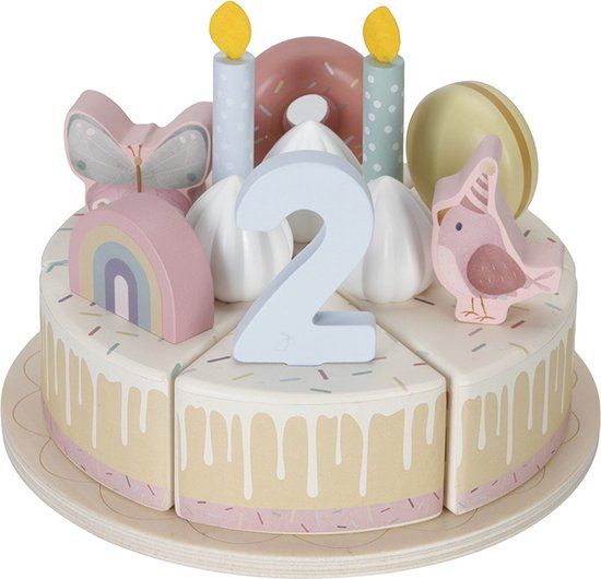 Little Dutch Verjaardagstaart - roze  LD8015