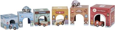 Little Dutch Stapelblokken met auto's  LD2525